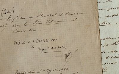 Lettere Stendhal e firma Montale