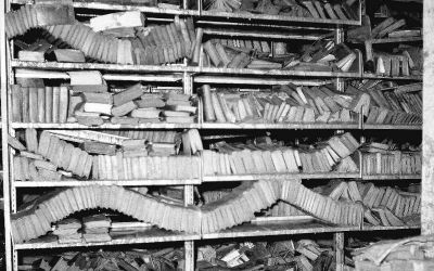 Libri nel sottosuolo di Palazzo Strozzi