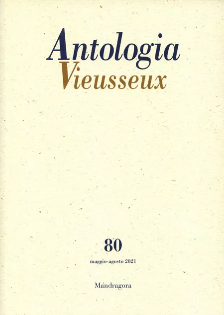 Antologia Vieusseux N 80
