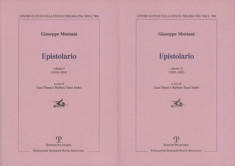 Giuseppe Montani. Epistolario.