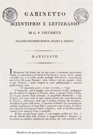 Manifesto di apertura