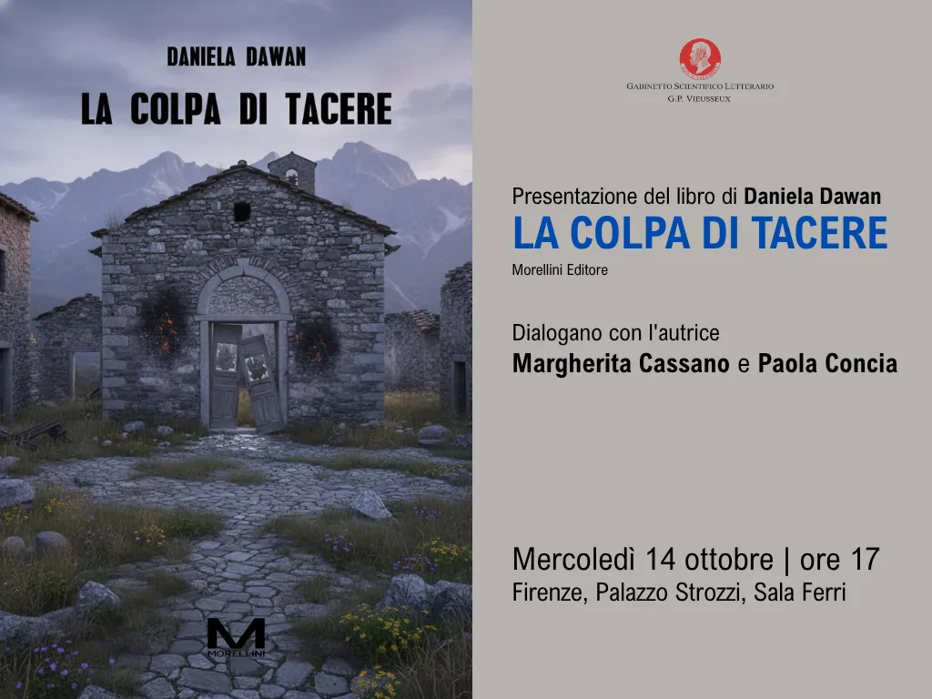 Presentazione del libro di Daniela Dawan "LA COLPA DI TACERE"