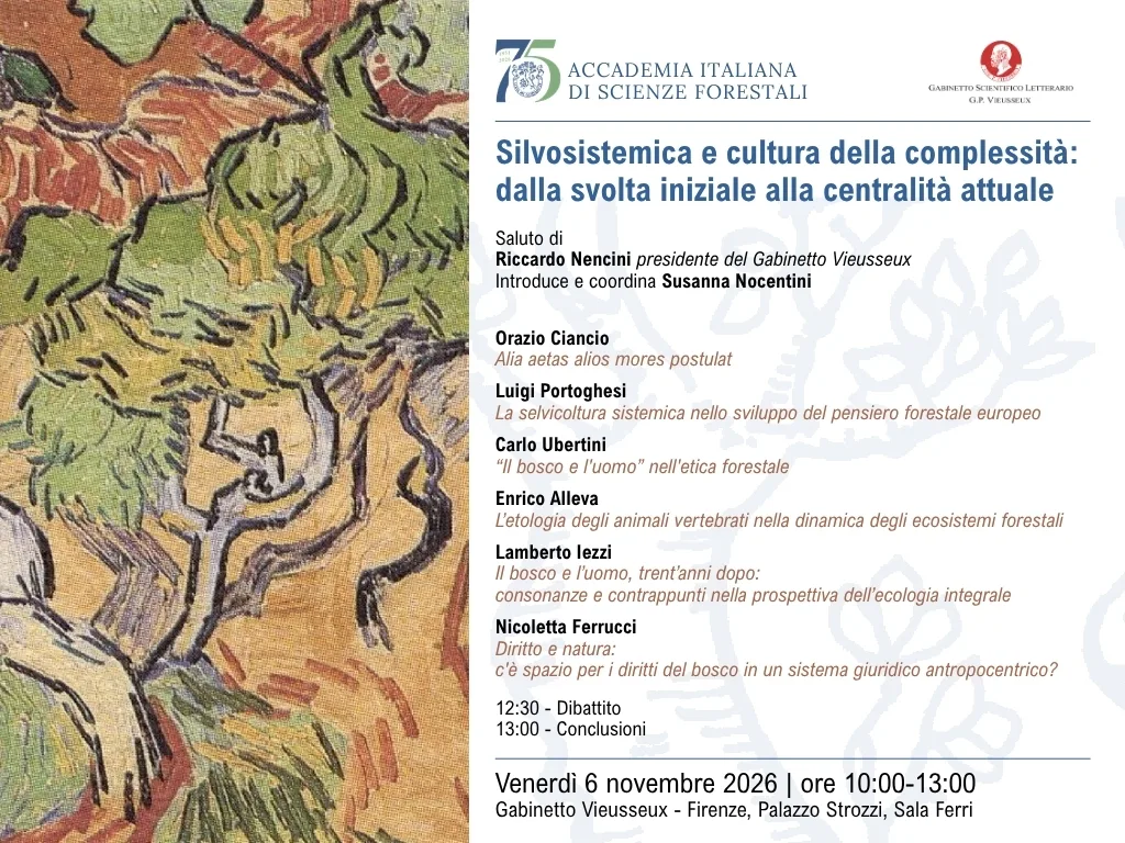 Silvosistemica e cultura della complessit&agrave;: dalla svolta iniziale alla centralit&agrave; attuale